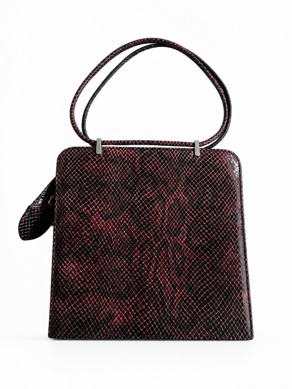 Croc Leather Small Handbag